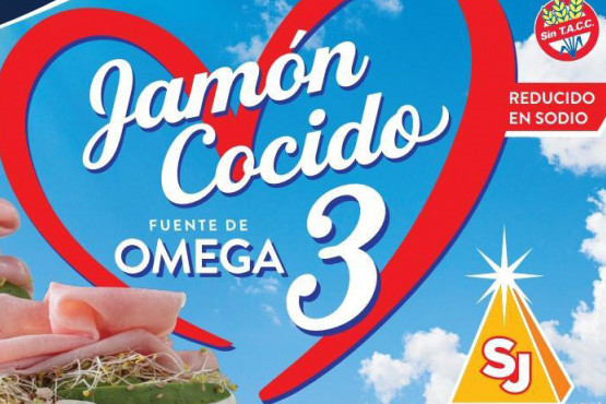 Alimentos San José creó el primer jamón cocido con Omega3