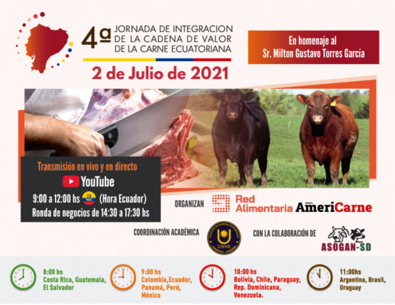 4ta Jornada de Integración de la Cadena de Valor de la Carne Ecuatoriana