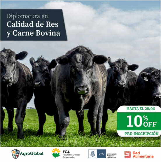 ¡Últimos días de preinscripción! Diplomatura en calidad de carne!