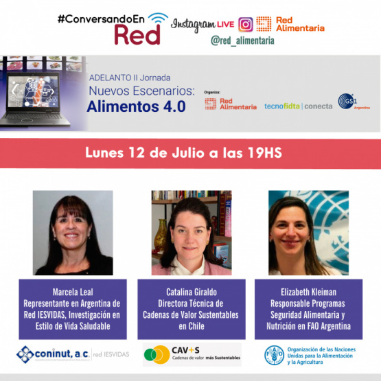 Conversando en Red: Adelanto Jornada Nuevos Escenarios: Alimentos 4.0 