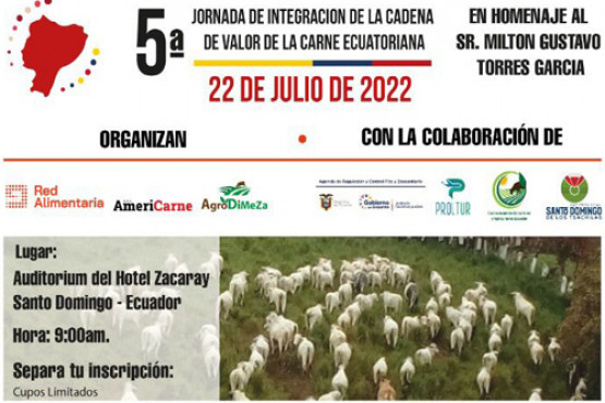 Se realiza la 5ta Jornada de Integración de la Cadena de Valor de la Carne Ecuatoriana